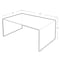 Azar Displays Clear Acrylic Riser Pedestal Display 12 in.W x 6 in.D x 6 in.H, 4PK 515312 - alternate 3